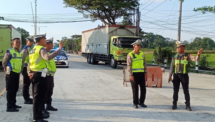 Tekan Korban Fatalitas di Jalan, Satlantas Polres Pemalang Arahkan Kendaraan Besar Masuk Tol