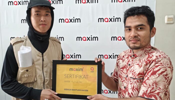 Jaminan Perlindungan Perjalanan: Mitra Pengemudi Maxim di Sukabumi Terima Santunan Rp14 Juta