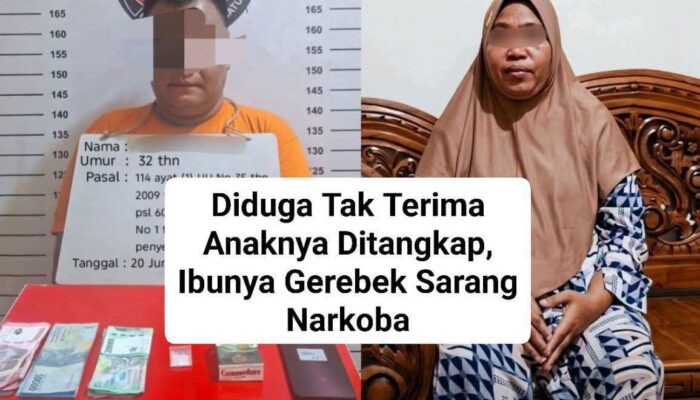 Diduga Tak Terima Anaknya Ditangkap, Emaknya Gerebek Sarang Narkoba Milik Ponakan