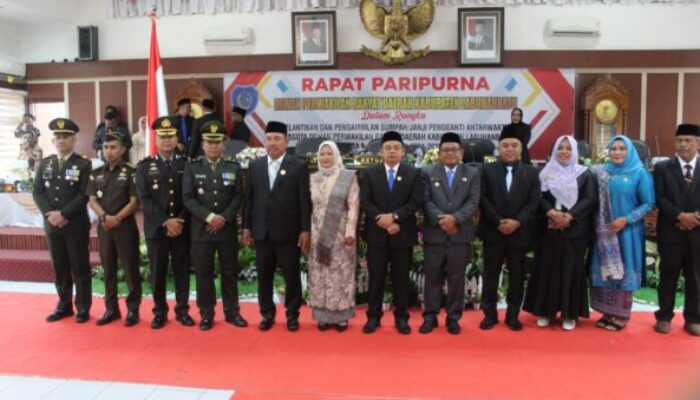 Kasdim 0209/Labuhanbatu Ikuti Rapat Paripurna PAW DPRD, Dukung Stabilitas dan Pembangunan Daerah.