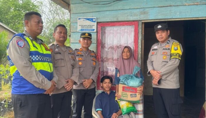 Sambut HUT Bhayangkara ke 80 Tahun 2026, Polsek Sungai Kanan Salurkan Bantuan Sosial Untuk Warga Kurang Mampu.