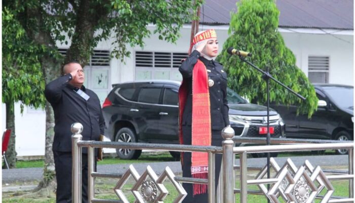 Bupati labuhanbatu pimpin upacara HARGANAS ke-30,  untuk mengajak masyarakat memperkuat keharmonisan keluarga.