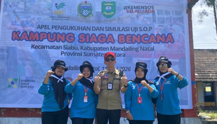 Bupati Madina Tekankan Pentingnya Kesiapsiagaan dalam Pengukuhan Kampung Siaga Bencana di Siabu