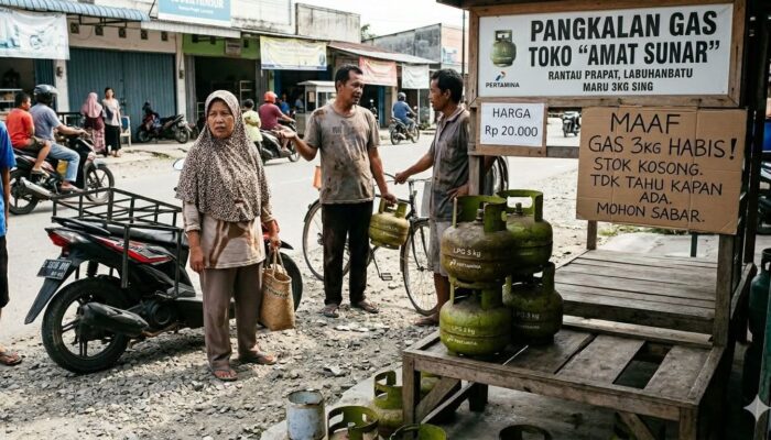 Kelangkaan Gas Melon di Rantauprapat, UMKM dan Warga Miskin Kian Terjepit