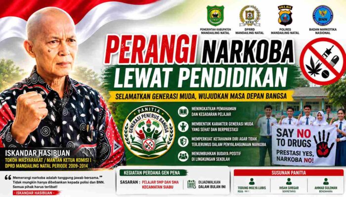 Perangi Narkoba Lewat Pendidikan, Tokoh Masyarakat Desak Pemda, DPRD dan Polres Dukung Program Gen Pena