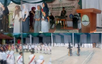 Lepas Sambut Siswa SMP ICT 19 Garut dan SMA ICT Pakenjeng Berlangsung Meriah