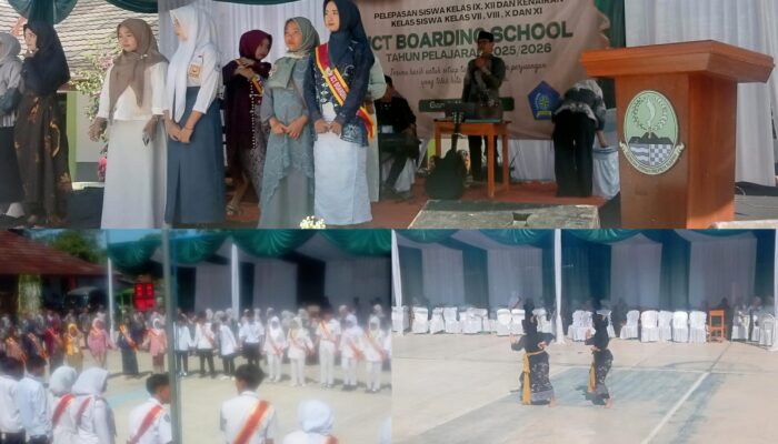 Lepas Sambut Siswa SMP ICT 19 Garut dan SMA ICT Pakenjeng Berlangsung Meriah