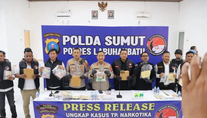 Polres Labuhanbatu Intensifkan Pemberantasan Narkoba, Bidik Jaringan hingga Bandar