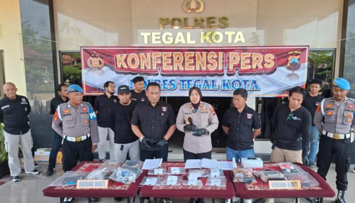 Tiga Bandar Sabu Diringkus di Kontrakan Margadana Jawa Tengah, Polisi Sita 91,84 Gram Sabu Siap Edar