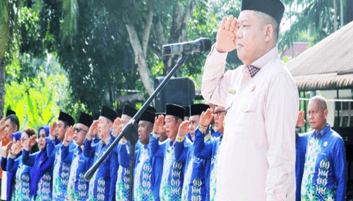 Wakil Bupati Labuhanbatu H.Jamri ST.Pimpin Apel Siaga Sensus Ekonomi