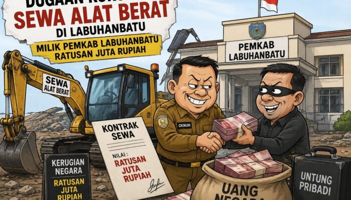 Sewa Alat Berat Milik Pemkab Labuhanbatu Diduga Bermasalah, Kepala Dinas PUPR Belum Beri Penjelasan