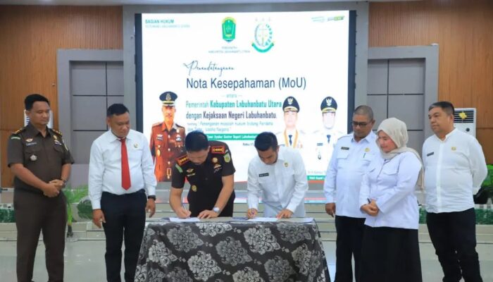 Pemkab Labura-Kejari Labuhanbatu Perkuat Sinergi Penanganan Masalah Hukum Perdata dan TUN