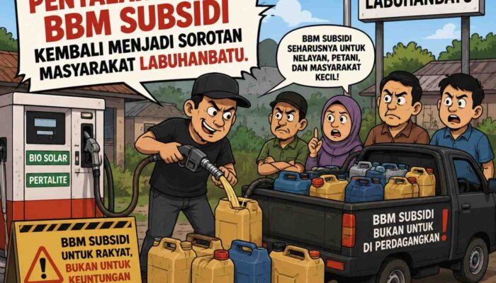 Dugaan Penyalahgunaan Solar Subsidi di SPBU Negeri Lama Labuhanbatu Jadi Sorotan, Warga Minta Aparat Bertindak