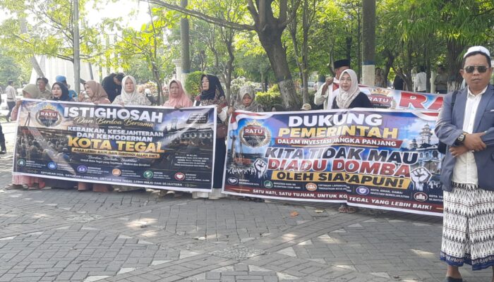 Massa Ratu Gelar Aksi Damai dan Doa Bersama, Dukung Kota Tegal Jadi Magnet Investasi