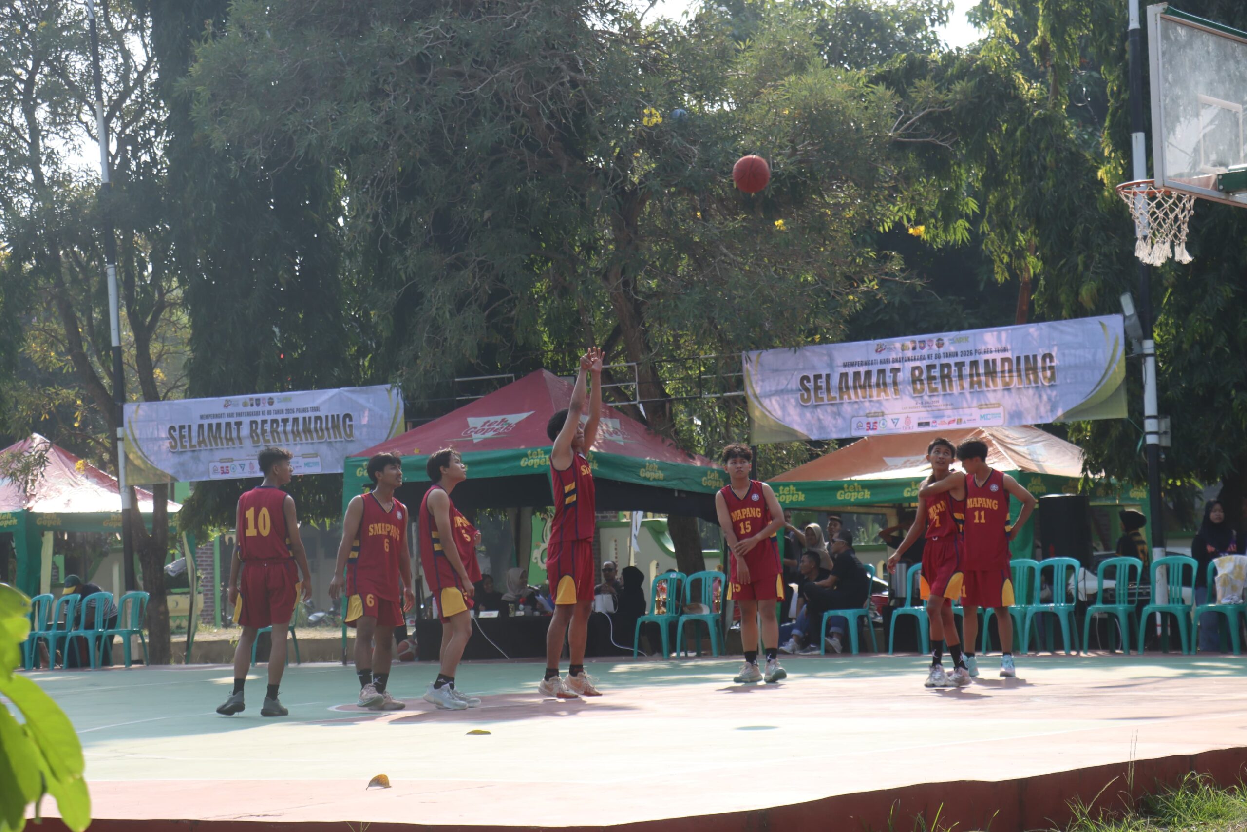Peserta Bhayangkar Basket Ball 2026 Polres Tegal (Poto : Istimewa)