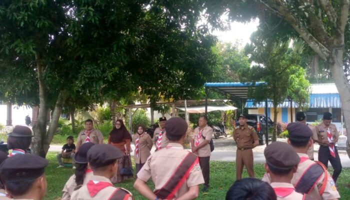 Camat Siabu Lepas 29 Anggota Pramuka Penggalang Kwaran Siabu ke Jamdasu XI Sumatera Utara
