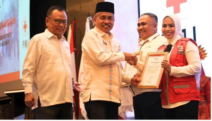 Bupati Dan Wakil Bupati Labuhanbatu Hadiri Pembukaan MUSPROV XII PMI Sumut, Pulang Bawa Ini