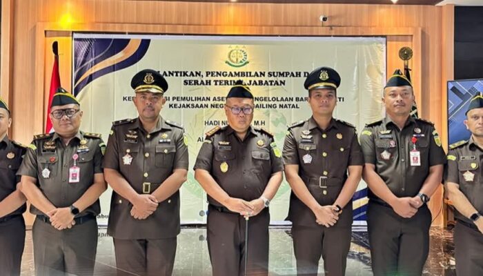 Alinisfi Bonardo Resmi Dilantik sebagai Kasi PAPBB Kejari Mandailing Natal, Siap Perkuat Pengelolaan Aset dan Barang Bukti