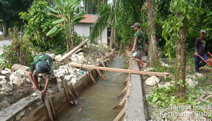 Irigasi di Desa Tangga Bosi III Hampir tuntas, warga bersyukur.