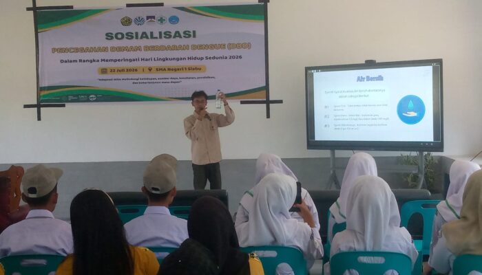 PT Sorik Mas Mining Gelar Sosialisasi Hari Lingkungan Hidup Sedunia dan Pencegahan DBD di SMAN 1 Siabu.