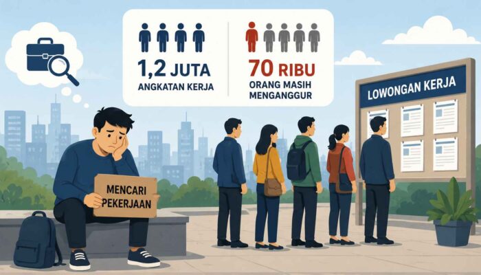 Pengangguran di Garut 2026 Masih Tinggi, 70 Ribu Warga Belum Bekerja dari 1,2 Juta Angkatan Kerja