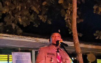 Penutupan perkemahan persami di MAN Labuhanbatu,di hadiri oleh ketua Kwarcab labuhanbatu