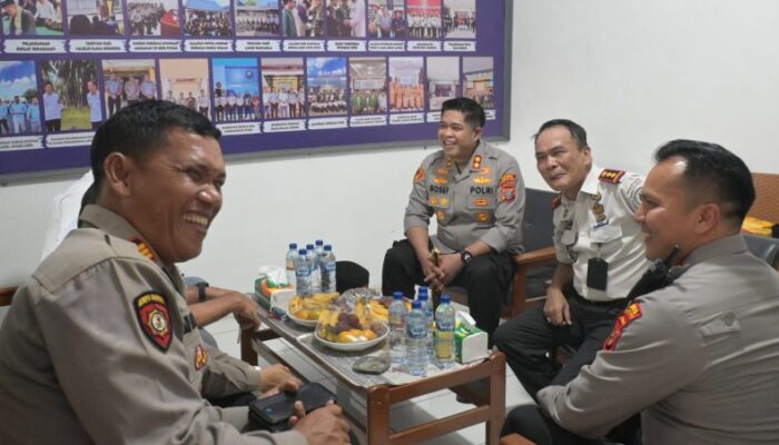 Perkuat Sinergitas Pengamanan, Kalapas Kotapinang Sambut Kunjungan Kapolres Labuhanbatu Selatan