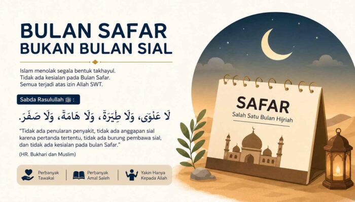 Bulan Safar Bukan Bulan Sial, Ini Penjelasan Hadis yang Perlu Dipahami Umat Islam