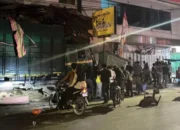 Diduga Rem Blong, Truk Fuso Hantam Belasan Kendaraan dan Pedagang di Kotapinang, Sejumlah Orang Terluka