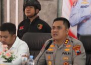 Kapolres Pemalang dalam pers konference