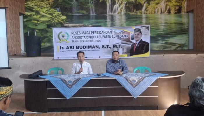 Serap Aspirasi Konstituen, Kang Ari Budiman Gelar Reses III di Cimalaka