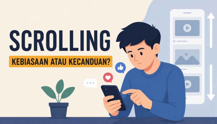 Scrolling: Kebiasaan atau Kecanduan?