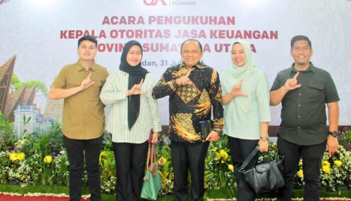 Bupati Labuhanbatu Hadiri Pengukuhan Kepala OJK Sumut, Dorong Penguatan Sinergi Sektor Keuangan