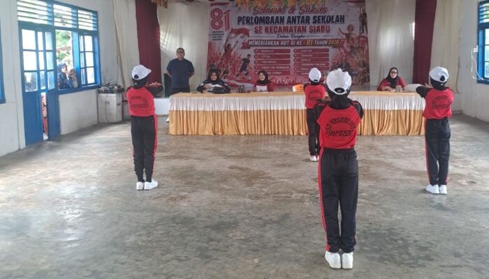 Kenalkan Budaya dan Etnis Madina, Korwil IV Disdik Madina Gelar Lomba Senam Etnis di Siabu
