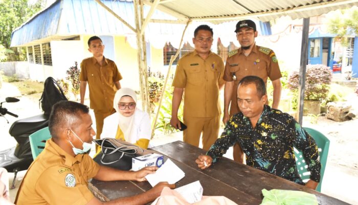 Kecamatan Siabu Gelar Cek Kesehatan Gratis Serentak, Terintegrasi Skrining TBC