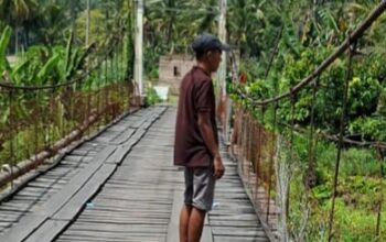 Jembatan yang direncanakan dibangun oleh salahsatu pengusaha Kotapinang