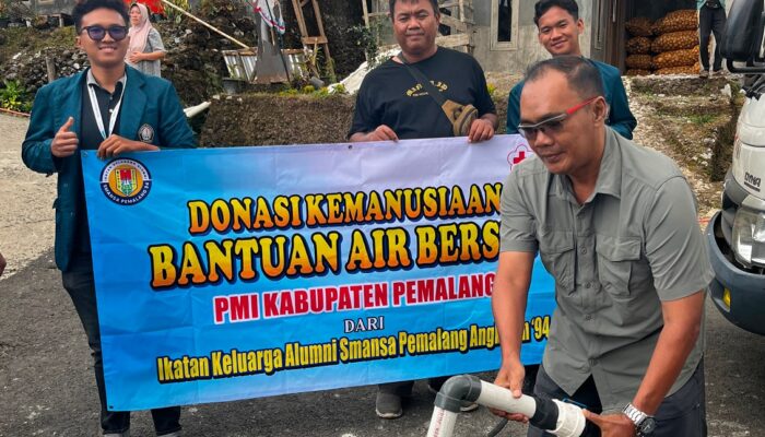 Bakti Nyata Almamater, IKA SMANSA 94 Pemalang Gelontorkan 100 Ribu Liter Air Bersih untuk Warga Pemalang Selatan