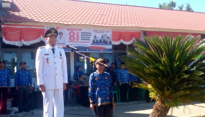 Khidmat, Upacara Detik-Detik Proklamasi HUT Ke-81 RI di Kecamatan Siabu Berjalan Lancar
