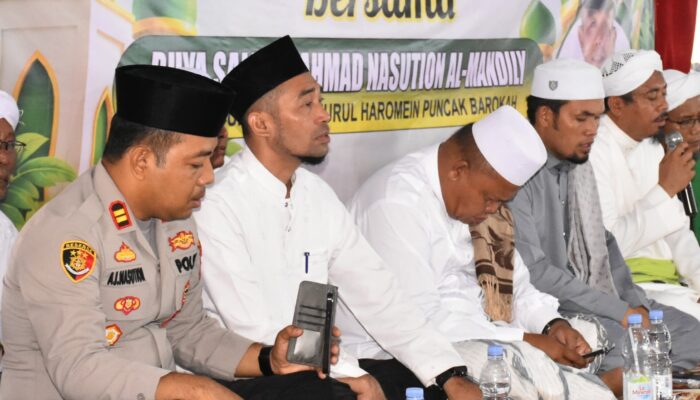 Kapolsek Siabu Hadiri Sejuta Salawat Bersama Buya Salman, Personel Diterjunkan Amankan Jalur