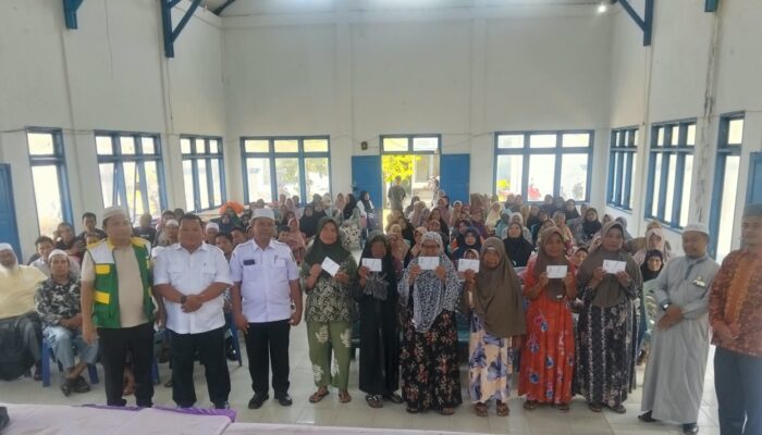 BAZNAS Madina Salurkan Program Madina Peduli dan Madina Makmur di Dua Kecamatan