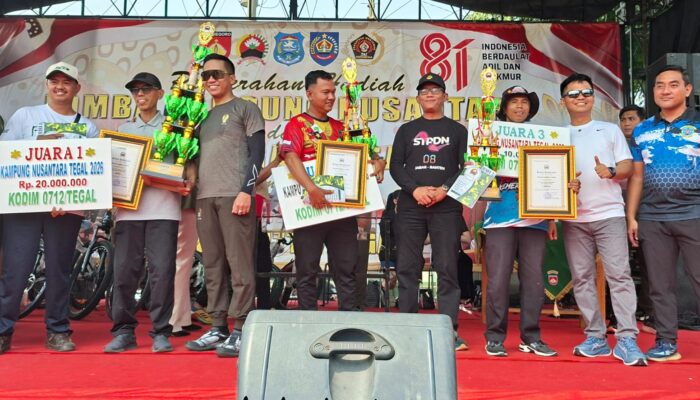 Desa Jatinegara Juara 1 Lomba Kampung Nusantara 2026 Kodim 0712/Tegal