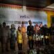 Puncak peringatan Hari Radio ke-81 di RRI Meulaboh ditandai dengan penyulutan Obor Tri Prasetya,