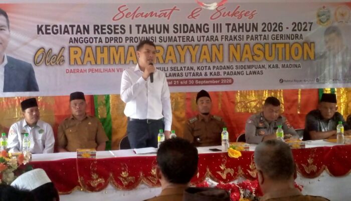 Anggota DPRD Sumut Rahmat Rayyan Serap Aspirasi Warga Siabu dalam Reses