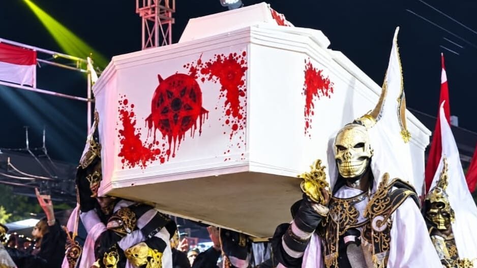 Tangkapan layar dari rangkaian Simbang Kulon Night Carnaval Pekalongan.