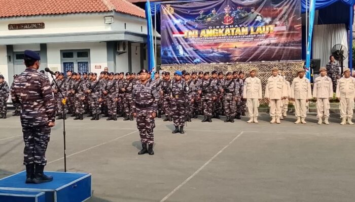 Lanal Tegal Gelar Upacara HUT Ke-81 TNI AL, Usung Tema Jalesveva Jayamahe
