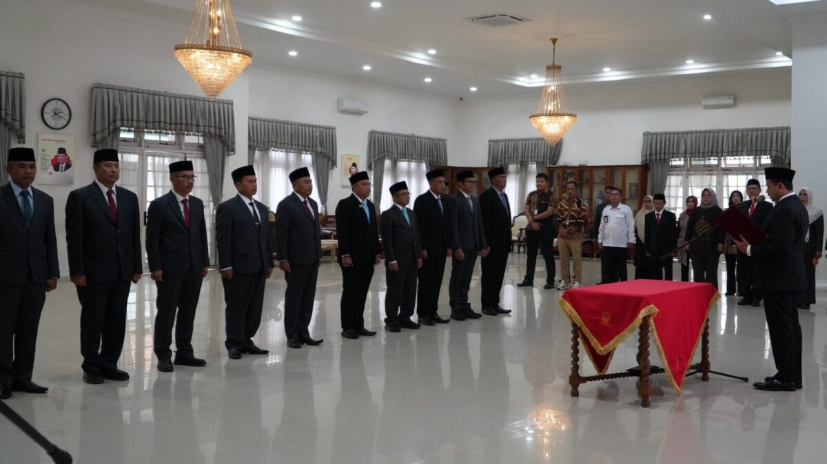 Bupati Sumedang Lantik 10 Pejabat JPT Pratama