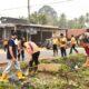 Green Policing Polsek Siabu Bersama Forkopincam Atasi Genangan Jalinsum Medan-Padang