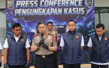 Pengungkapan kasus itu disampaikan Direktur Reserse Siber Polda Sumut, Kombes Pol. Dr. Bayu Wicaksono, S.H., S.I.K., M.Si.,