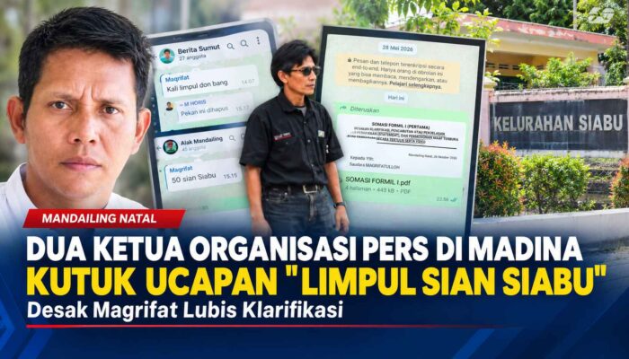 Dua Pimpinan Organisasi Pers Madina Desak Magrifat Klarifikasi